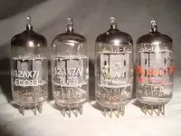 Vintage assortment of  excellent NOS 12AX7 Tubes