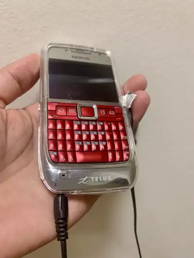 Vintage Nokia Eseries Phone Red , View more