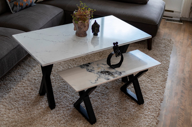 tables personnalisées en granit quartz dans Tables basses  à Longueuil/Rive Sud - Image 3