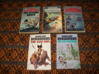 Edgar Rice Burroughs by ACE science fiction lot of 5 books