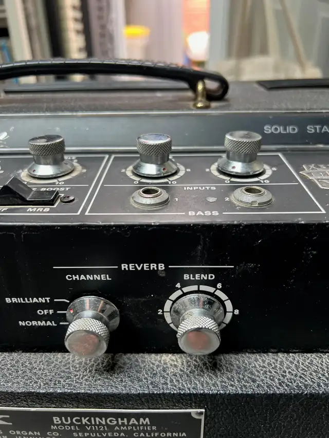 1968 VOX BUCKINGHAM SUPER REVERB V1121 with TROLLEY in Amps & Pedals in City of Toronto - Image 8