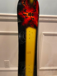 128cm evolution snowboard in fair condition