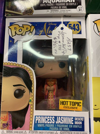 Princess Jasmine HOT TOPIC Exclusive POP FUNKO #543 Booth 279