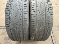 2 x 275/40/22 CONTINENTAL contiprimum summer Run Flat tires 75%