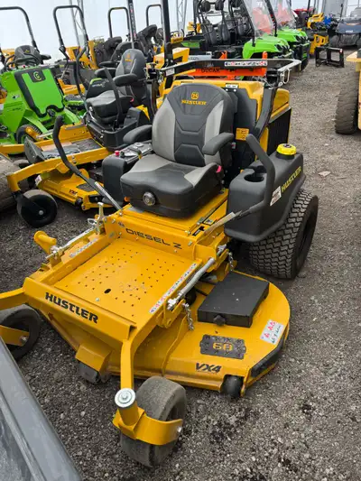 Hustler diesel 60” mower, View more