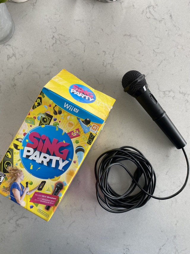 Micro Nintendo WiiU Sing Party Microphone dans Nintendo Wii U  à Ville de Montréal