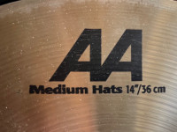 Sabian AA 14 inch medium hi hats