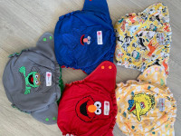 Size 3 custom Sesame Street Diaper covers