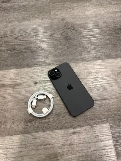 Black iPhone 15 128GB - 100% Battery - Warranty Aug 2027, View more