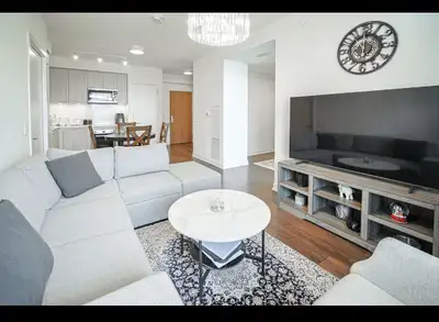 This two bedroom plus den unit offers a spacious and modern living space, perfect for professionals...