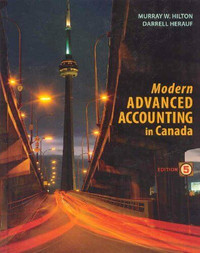 Modern Advanced Accounting in Canada 5th Edition 9780070971110