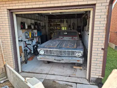 1964 Ford Falcon, 2 door, with a running 302 and automatic transmission. Have brand new floor pans f...