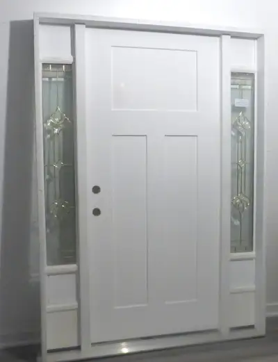 58 3/4 " X 81 1/2" Exterior/ Entry door Smooth Fiberglass 2 Side, View more