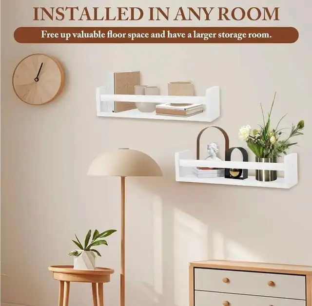 3-Pack Wooden Floating Wall Shelves (Brand New) in Home Décor & Accents in Oakville / Halton Region - Image 6