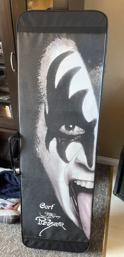 Gene Simmons Cort Punisher 2 bass. Been out of production for years, this has been kept in its case,...