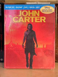 John Carter - Blu-Ray 3D 2D Collectible Steelbook BNIB