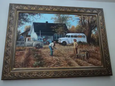 original acrylic framed art large size, View more