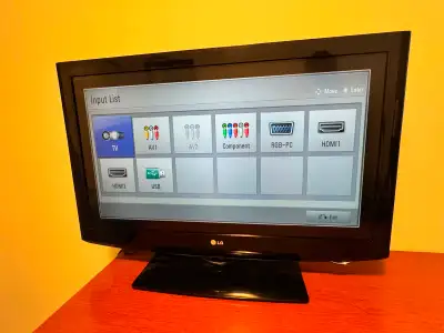 Flat screen tv. Great for small bedroom or smaller space.