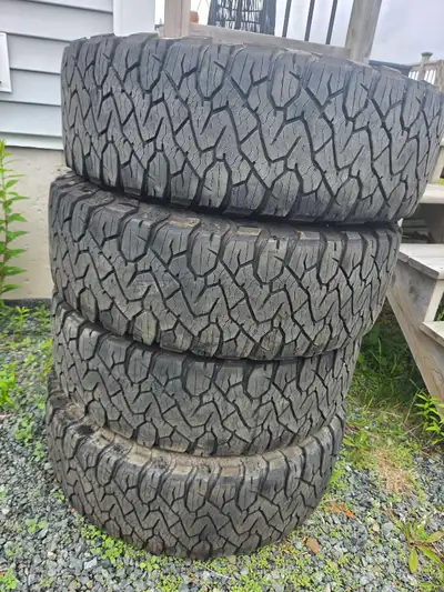 A set of BFG K03s. 265/70/18. About half life left. $400