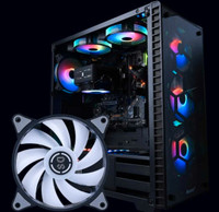 DS Rainbow LFD Addressable RGB LED 120mm Case Fan for PC Cases, 