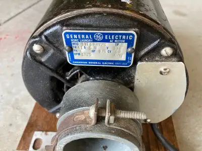 GE Canadian made vintage electric laundry motor.