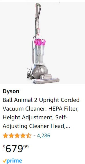 Dyson Ball Vaccume for sale nearly new in Vacuums in Trenton - Image 3