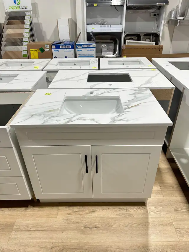 SALE!!!!!  36" Vanity with quartz countertop63234753924099121