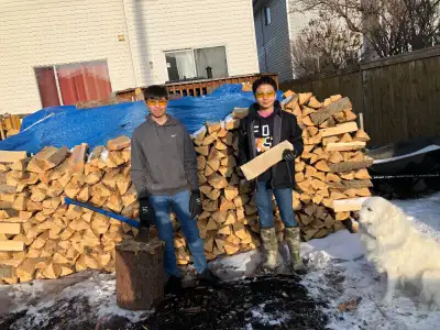 GET YOU DRY SPLIT READY TO BURN FIREWOOD HERE !! Call or text Brad @ 403-560-9541 for quick reply Le...