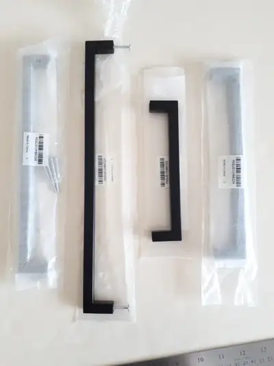 33 Black metal drawer pulls / cabinet handles NEW: 4 sizes, View more