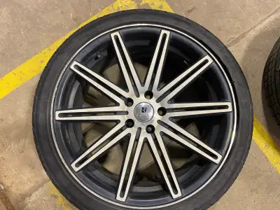 Four Ruffino 20” summer rims with tires size 245 40 20 They are in good used condition. They came of...