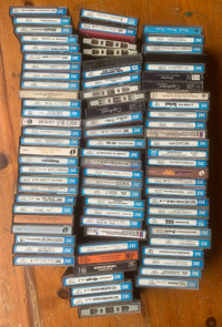 Cassette tapes, mostly classical