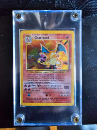 Charizard pokemon card base set 