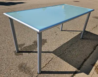 Ikea Glass Table/Desk $50 Delivery Available, View more