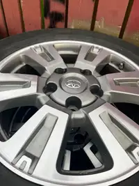 Toyota tundra rims with tires and TPMS sensors 