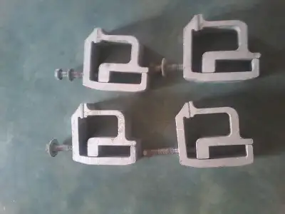4 clamps 40$ ,, I also have tunnel cover clamps , 10$ each clamp,