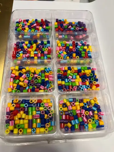 Perler bead craft kits-assorted colors in organizer, View more