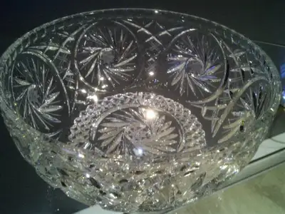 VINTAGE BOL PINWHEEL CRISTAL BOWL, View more