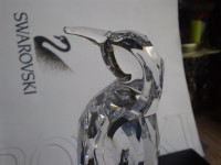 Swarovski Crystal Figurine - " Penguin Father " - #7685NR006 -