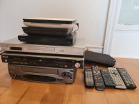 CD players and VHS player