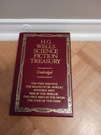 H.G WELLS SCIENCE FICTION TREASURY hardcover