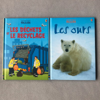 FRENCH ~ Set of 2  ~ Usborne Science Books ~ Hardcover