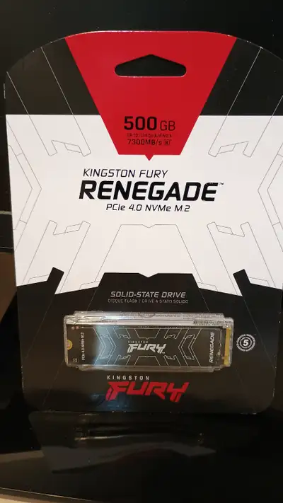 8 500GB Kingston Fury NVMe SSDs, View more