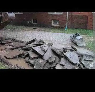 Asphalt removal and driveway preparation. We remove and takeaway your old asphalt. We can prepare yo...