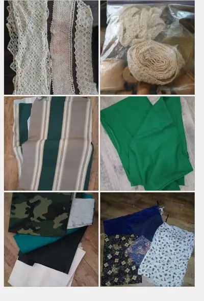 Fabric Bundle and lace, View more