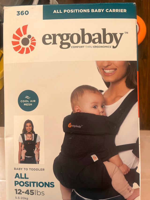 Ergo Baby Carrier and Newborn Insert in Strollers, Carriers & Car Seats in Strathcona County