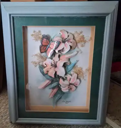 Beautiful  vintage 3 D picture, View more