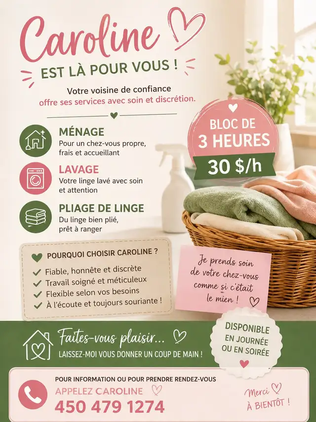 Housekeeping Services in La Prairie