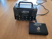 Joyo Zombie II with foot switch and power supply.