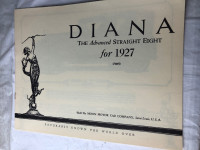 VINTAGE  MOON MOTOR CARS DIANA ADVANCED STRAIGHT EIGHT #M0690