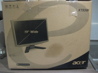Acer 19 Inch Computer Widescreen Monitor Screen X193W